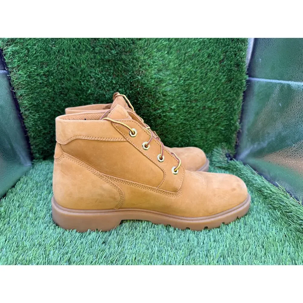Timberland TB022039 Chukka Boots Mens 12 Brown Leather Waterproof Hiking Lace-Up